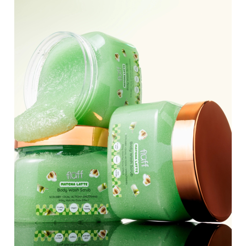 Fluff - Körperpeeling - Matcha Latte