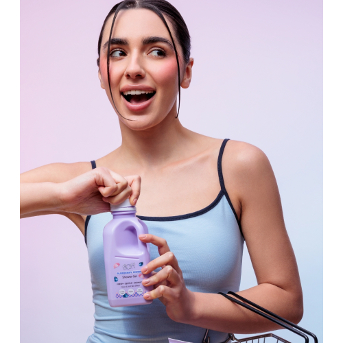 Fluff - Sanftes Duschgel - Blueberry Mochi