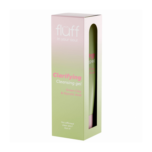 Fluff - *In Your Soul* – Gesichtsreinigungsgel mit grüner Tonerde und Glykolsäure Clarifying Gel