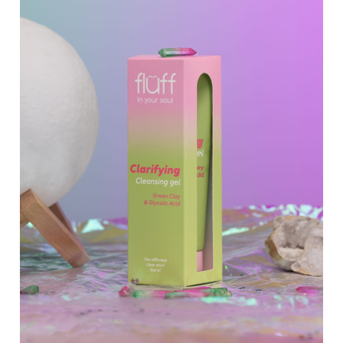 Fluff - *In Your Soul* – Gesichtsreinigungsgel mit grüner Tonerde und Glykolsäure Clarifying Gel