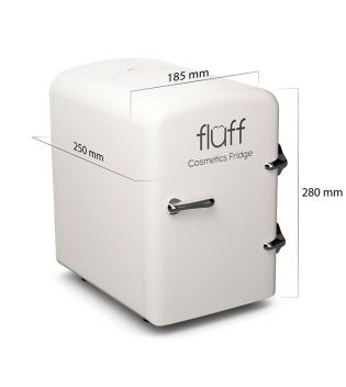 Fluff - Mini-Kosmetikkühlschrank - Weiß
