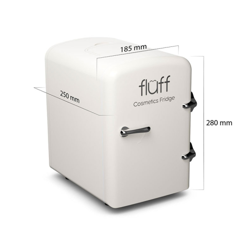 Fluff - Mini-Kosmetikkühlschrank - Weiß