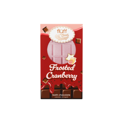 Fluff - *Ms Claus Bakery* - Badebombe Bath Chocolate - Frosted Cranberry