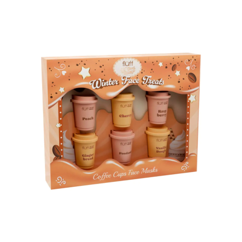 Fluff - *Ms Claus Bakery* - Set aus Gesichtsmasken - Coffee Cups