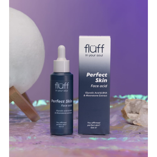 Fluff - *In Your Soul* – Glättendes Gesichtspeeling mit Glykolsäure und BHA Perfect Skin
