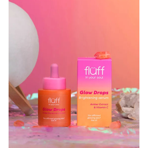 Fluff - *In Your Soul* – Aufhellendes Gesichtsserum mit Bernsteinextrakt und Vitamin C Glow Drops