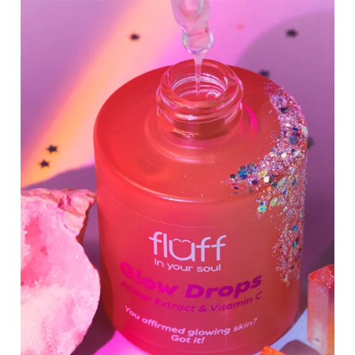 Fluff - *In Your Soul* – Aufhellendes Gesichtsserum mit Bernsteinextrakt und Vitamin C Glow Drops