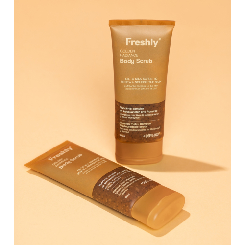 Freshly Cosmetics - Körperpeeling Golden Radiance