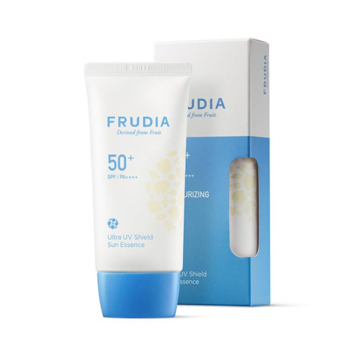Frudia – Feuchtigkeitsspendender Gesichts-Sonnenschutz LSF50+ Ultra UV Shield Sun Essence