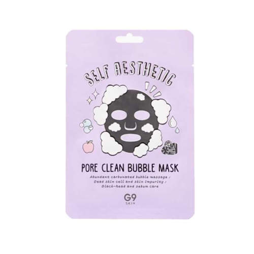 G9 Skin - Feuchtigkeitsspendende und reinigende Gesichtsmaske Self Aesthetic Pore Clean Bubble Mask