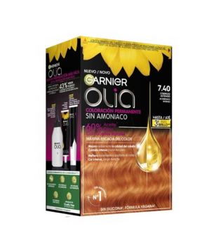 Garnier - Olia Farbe -  7.40: Intensive Kupfer