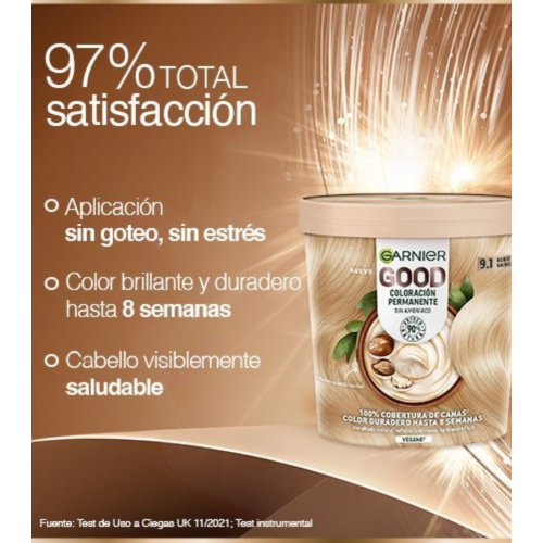 Garnier – Permanente Coloration ohne Ammoniak. Gut – 9,1: Vanilleblond