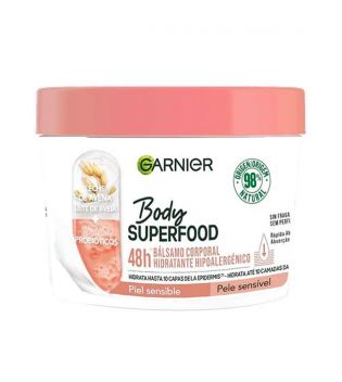 Garnier – Hypoallergene Körpercreme Body Superfood  – Hafermilch: Empfindliche Haut