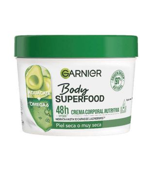 Garnier - Nährende Körpercreme Body Superfood - Avocado: Trockene oder sehr trockene Haut
