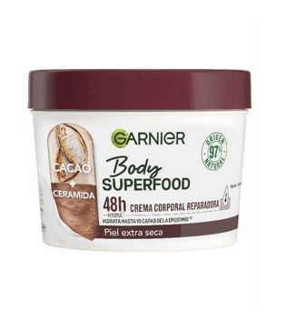 Garnier - Reparierende Körpercreme Body Superfood - Kakao: Extra trockene Haut