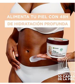 Garnier - Reparierende Körpercreme Body Superfood - Kakao: Extra trockene Haut