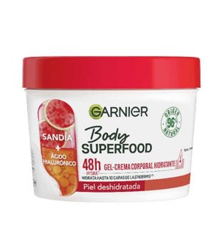 Garnier - Feuchtigkeitsspendende Körper-Gel-Creme Body Superfood - Wassermelone: Dehydrierte Haut