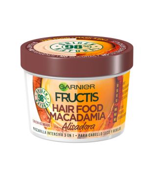 Garnier - Fructis Hair Food  3 in 1 Maske - Macadamia: Trockenes und widerspenstiges Haar