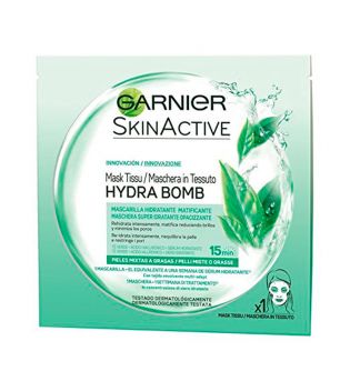 Garnier - Tissue Mask Hydra Bomb - Mischhaut bis fettige Haut