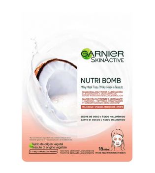 Garnier - Pflegende und leuchtende Gesichtsmaske Nutri Bomb - Kokosmilch