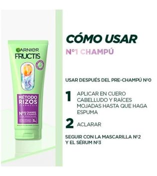 Garnier - *Curl-Methode* - Shampoo Fructis hydratisierte Locken - Nº1