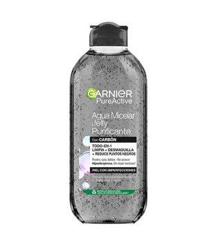 Garnier - *Skin Active*- Purifying Jelly Mizellenwasser mit Aktivkohle 400ml - Haut mit Mitessern
