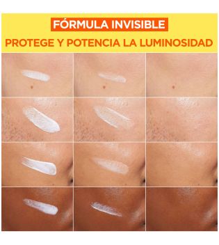 Garnier - *Skin Active*  – Tägliches Anti-Flecken- und Anti-UV-Fluid mit Vitamin C SPF50+ – unsichtbar