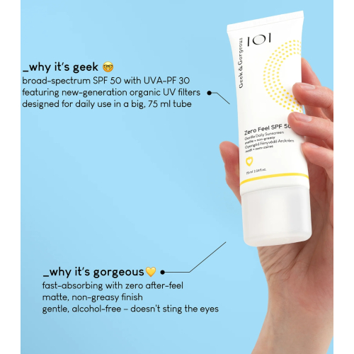 Geek & Gorgeous - Gesichts-Sonnenschutz Zero Peel SPF 50