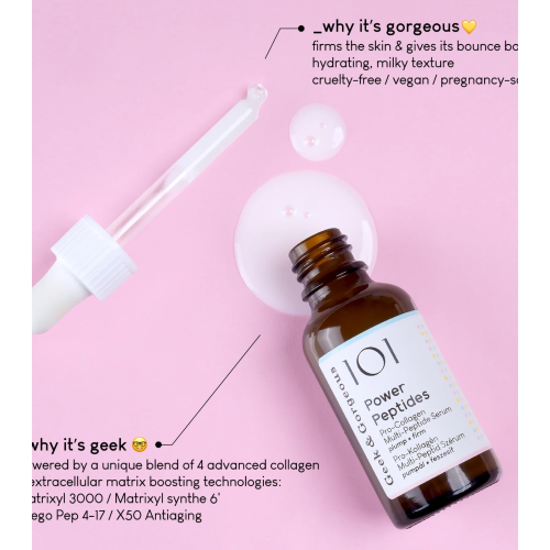 Geek & Gorgeous – Multi-Peptid-Serum Power Peptide – Alle Hauttypen