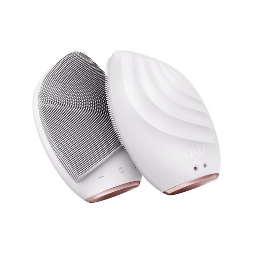 GESKE – Sonic 5-in-1-Gesichtsreinigungs- und Massagebürste – Weiß-Roségold