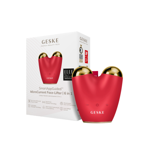 GESKE - *I love myself* - Massagegerät Microcurrent Face-Lifter 6 In 1 - Red