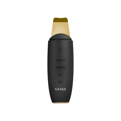 GESKE – Reiniger MicroCurrent Skin Scrubber & Blackhead Remover 9 en 1  – Schwarzes Gold
