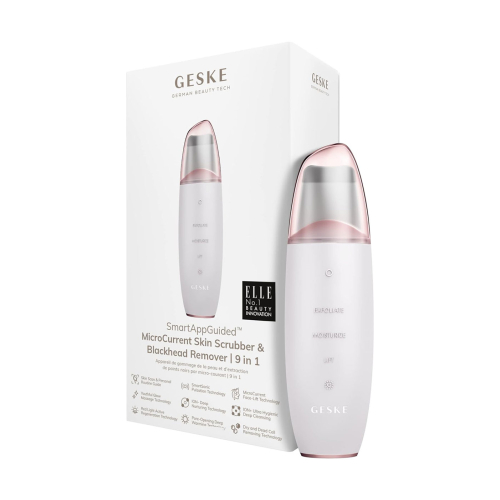 GESKE – Reiniger MicroCurrent Skin Scrubber & Blackhead Remover 9 in 1 – Weißes Roségold