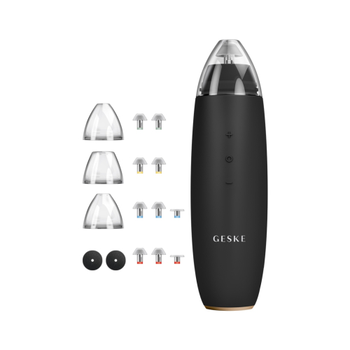GESKE - Reiniger MicroDermabrasion Blackhead Remover 7 in 1 - Black
