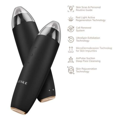GESKE - Reiniger MicroDermabrasion Blackhead Remover 7 in 1 - Black