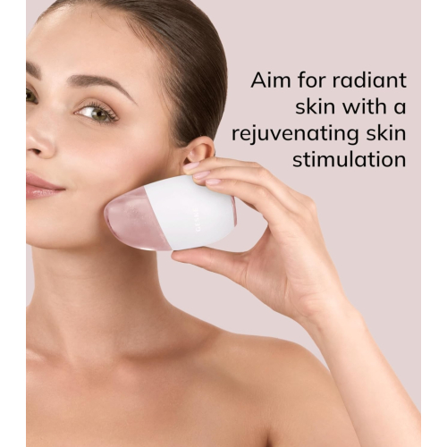 GESKE - 7-in-1 Augen- und Gesichtsmassagegerät Cool & Warm - White Rose Gold
