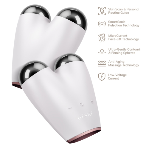 GESKE - Massagegerät Microcurrent Face-Lifter 6 In 1 - Weiß