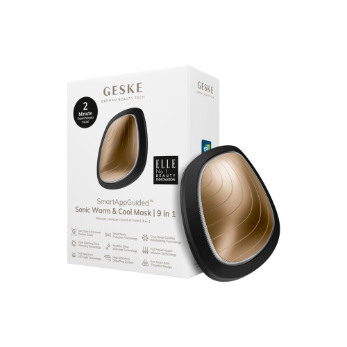 GESKE - Gesichtsmaske Sonic Warm & Cool 9 in 1 - Black Gold