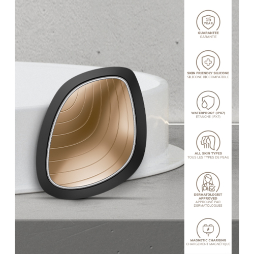 GESKE - Gesichtsmaske Sonic Warm & Cool 9 in 1 - Black Gold