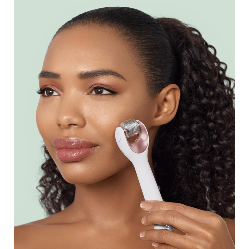 GESKE – 9-in-1-Mikronadel-Gesichtsroller – White Rose Gold