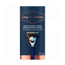 King C. Gillette - Rasiermesser und Profil
