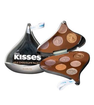 Glamlite - *Hershey's Kisses* – Lidschatten-Palette – Milk Chocolate