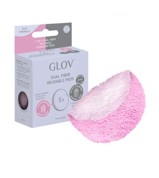 Glov – 2-in-1 wiederverwendbares Make-up-Entferner-Pad-Set