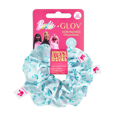 GLOV – *Barbie* – Packung mit 3 Haargummis – Blue Panther