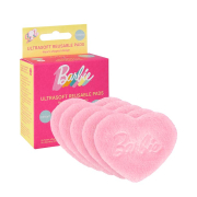 GLOV - *Barbie* - Set wiederverwendbarer Make-up-Entferner-Scheiben Heart shaped