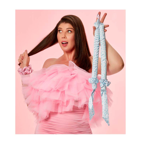 GLOV – *Barbie* – Set zum Locken von Haaren ohne Hitze Cool Curl - Blue Panther