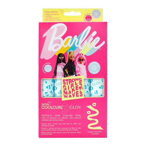 GLOV – *Barbie* – Set zum Locken von Haaren ohne Hitze Cool Curl - Blue Panther