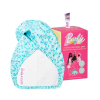 GLOV – *Barbie* – Turban-Handtuch aus Satin und Stoff – Blue Panther