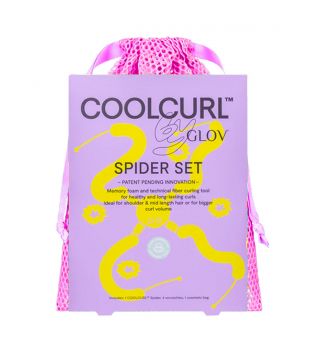 GLOV – Set zum Locken der Haare ohne Hitze Cool Curl Spider - Black
