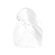 GLOV – Turban-Handtuch aus doppelseitigem Satin – Weiß